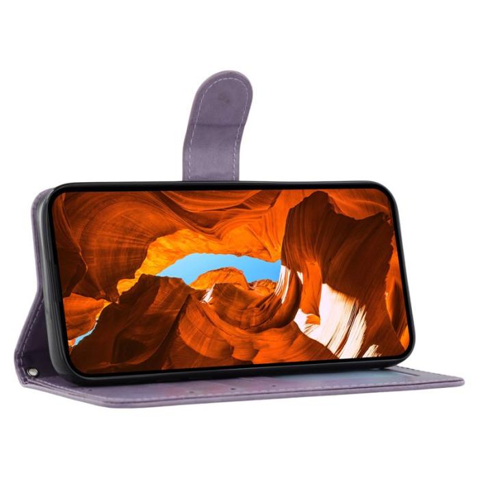 OEM - Samsung Galaxy S26 Ultra Fodral PU Läder Flip med Rem - Lila