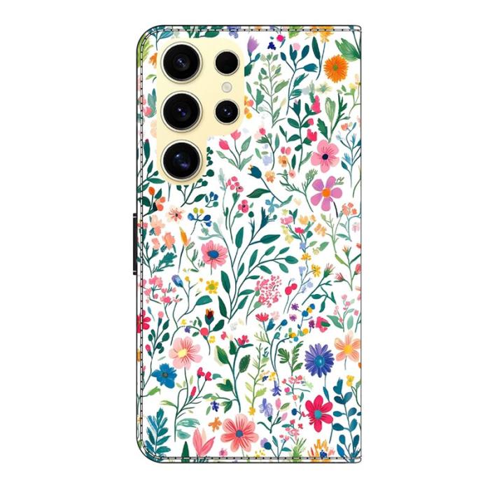 OEM - Samsung Galaxy S26 Ultra Fodral Ställning Mönstertryck - Blomsterbädd