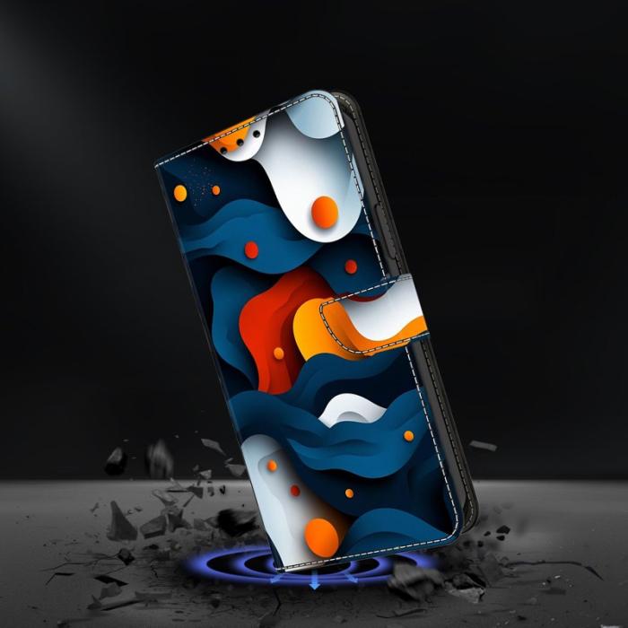 OEM - Samsung Galaxy S26 Ultra Fodral Ställning Mönstertryck Konstläder - Gradient