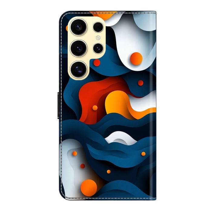 OEM - Samsung Galaxy S26 Ultra Fodral Ställning Mönstertryck Konstläder - Gradient