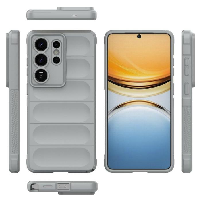 OEM - Samsung Galaxy S26 Ultra Mobilskal Anti-Drop Mjuk TPU - Ljusgrå