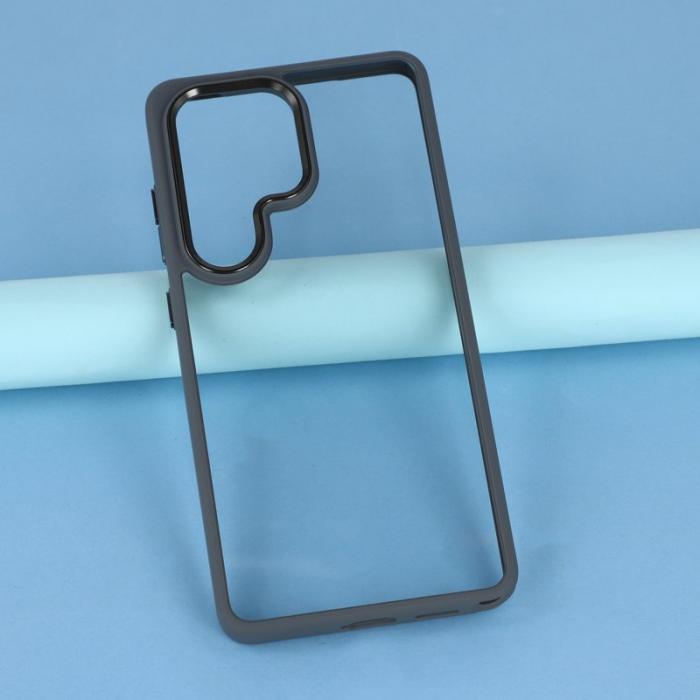 OEM - Samsung Galaxy S26 Ultra Mobilskal Anti-Drop TPU + PC Klar - Svart