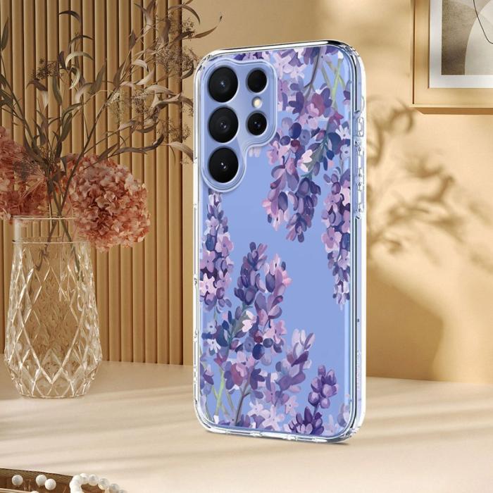 OEM - Samsung Galaxy S26 Ultra Skal Blommönster TPU - Wisteria