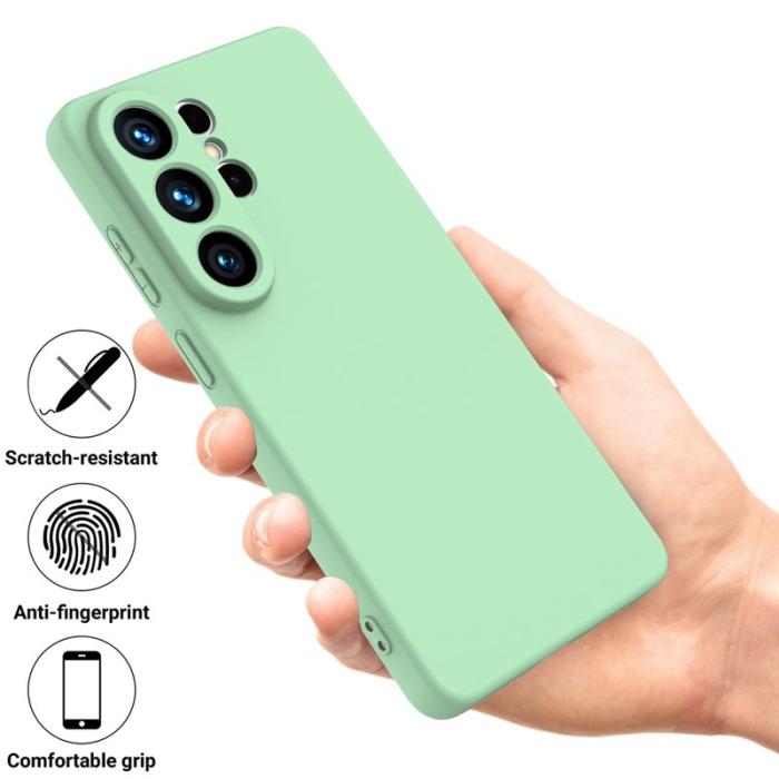 OEM - Samsung Galaxy S26 Ultra Mobilskal Flytande Silikon - Grön