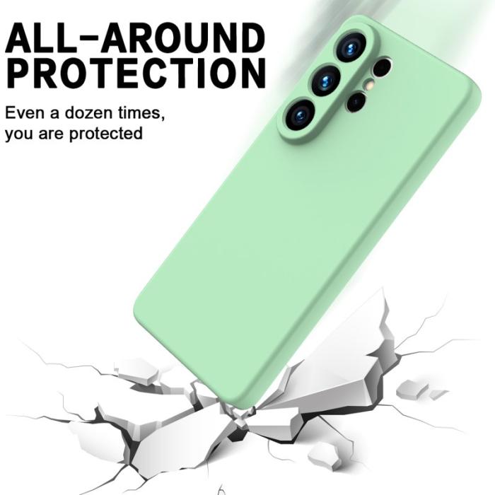 OEM - Samsung Galaxy S26 Ultra Mobilskal Flytande Silikon - Grön