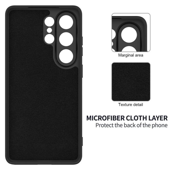 OEM - Samsung Galaxy S26 Ultra Mobilskal Flytande Silikon - Svart