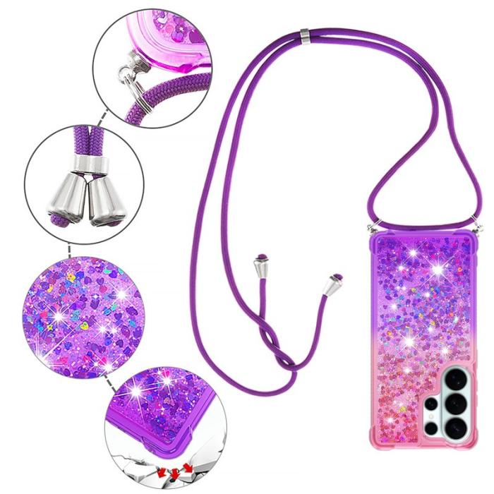 OEM - Samsung Galaxy S26 Ultra Skal Gradient Quicksand TPU - Rosa/Lila