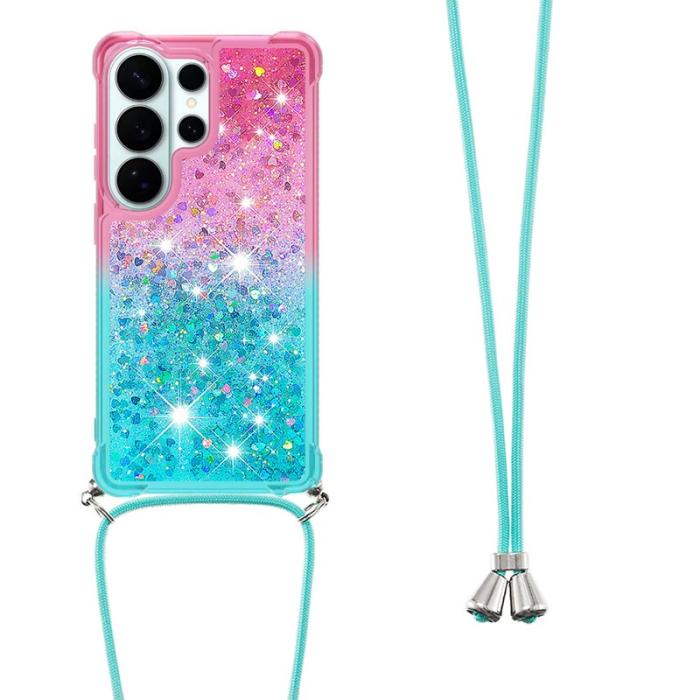 OEM - Samsung Galaxy S26 Ultra Skal Gradient Quicksand TPU - Rosa/Ljusblå