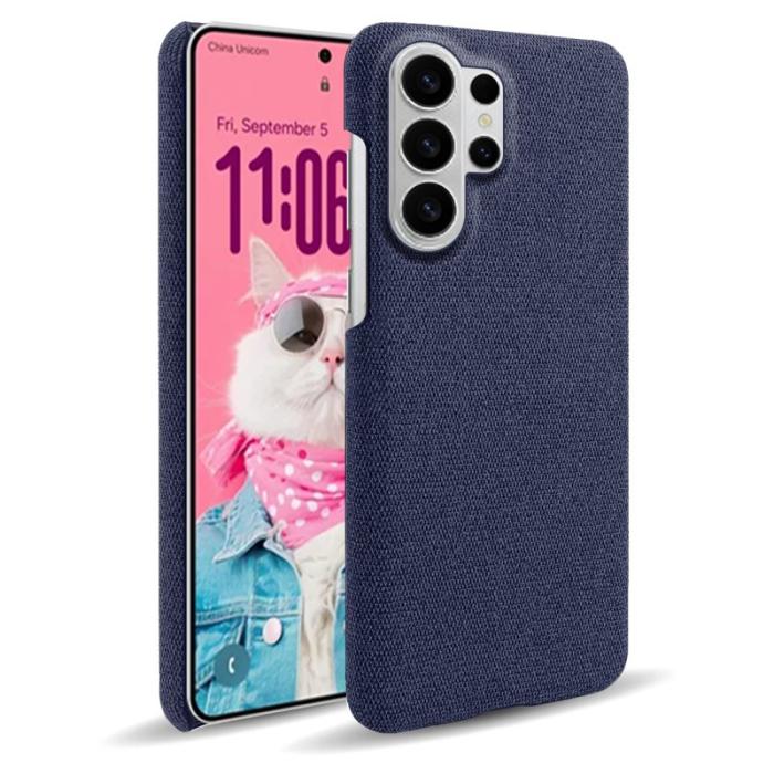 ABEEL - Samsung Galaxy S26 Ultra Mobilskal Klädd Textur Anti-Scratch Plast - Blå