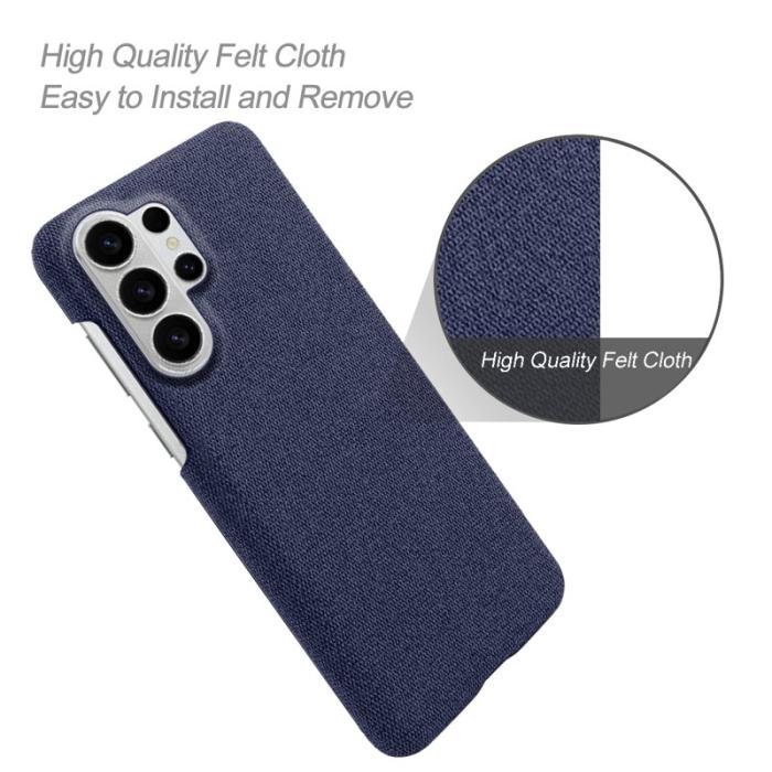 ABEEL - Samsung Galaxy S26 Ultra Mobilskal Klädd Textur Anti-Scratch Plast - Blå