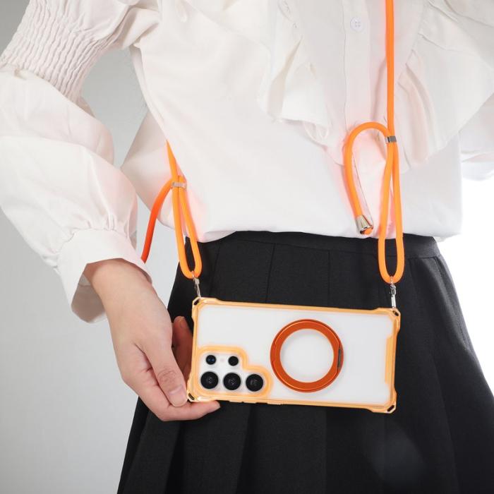 OEM - Samsung Galaxy S26 Ultra Skal Magnetiskt Ställ TPU + PC - Blå