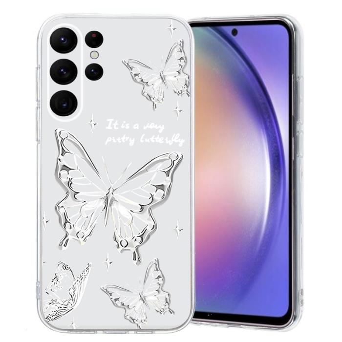 OEM - Samsung Galaxy S26 Ultra Mobilskal Mjuk TPU Mönstertryck - Fjäril