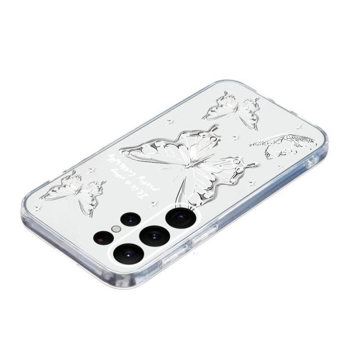 OEM - Samsung Galaxy S26 Ultra Mobilskal Mjuk TPU Mönstertryck - Fjäril