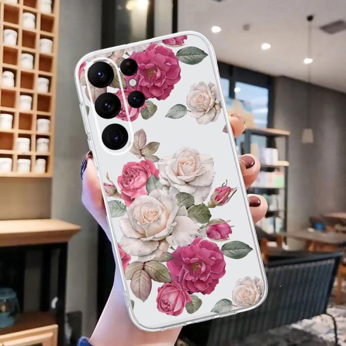 OEM - Samsung Galaxy S26 Ultra Mobilskal Mjuk TPU Mönstertryck - Pion