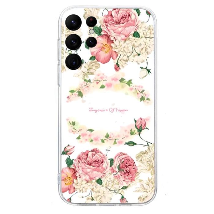 OEM - Samsung Galaxy S26 Ultra Mobilskal Mjuk TPU Mönstertryck - Rosa