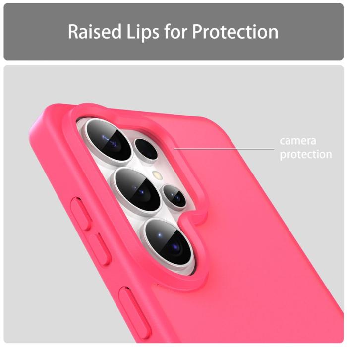 OEM - Samsung Galaxy S26 Ultra Mobilskal Plast Anti Drop Matt - Rosa