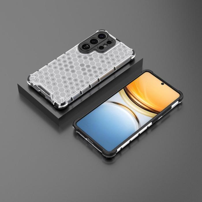 OEM - Samsung Galaxy S26 Ultra Mobilskal Plast Honeycomb Form - Grå