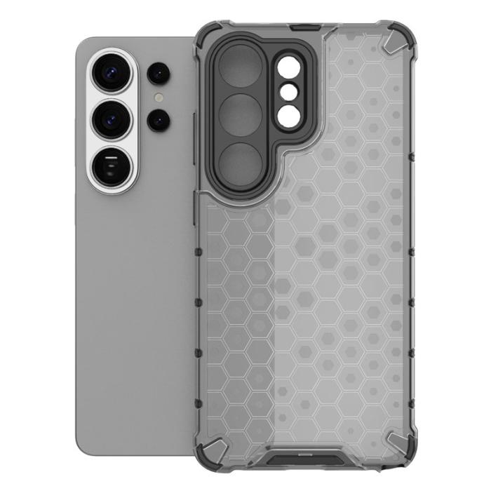 OEM - Samsung Galaxy S26 Ultra Mobilskal Plast Honeycomb Form - Svart