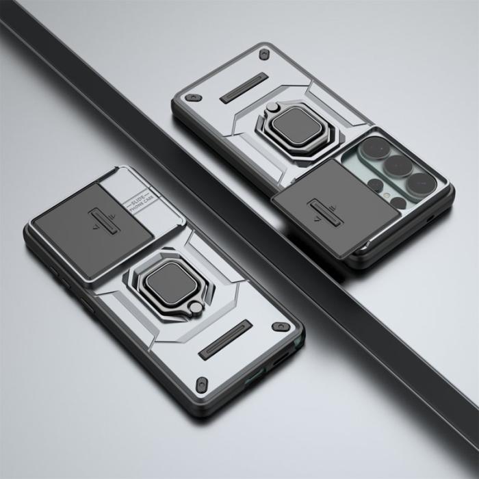 OEM - Samsung Galaxy S26 Ultra Mobilskal Plast Kickstand Skydd - Grå