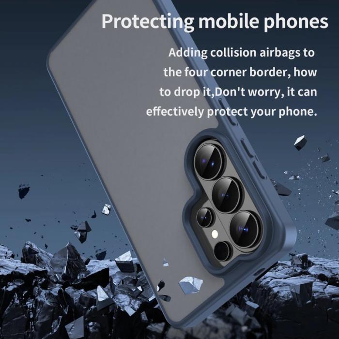 OEM - Samsung Galaxy S26 Ultra Mobilskal Plast Matt Anti Drop - Blå