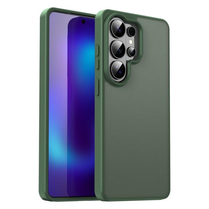 OEM - Samsung Galaxy S26 Ultra Mobilskal Plast Matt Anti Drop - Olivgrön