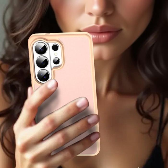 OEM - Samsung Galaxy S26 Ultra Mobilskal Plast Matt Anti Drop - Rosa