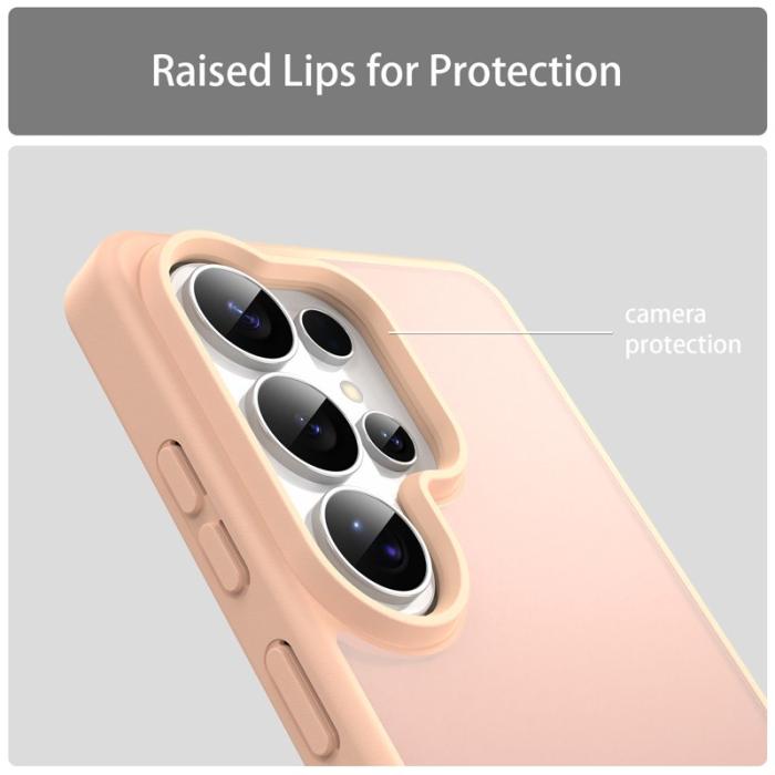 OEM - Samsung Galaxy S26 Ultra Mobilskal Plast Matt Anti Drop - Rosa