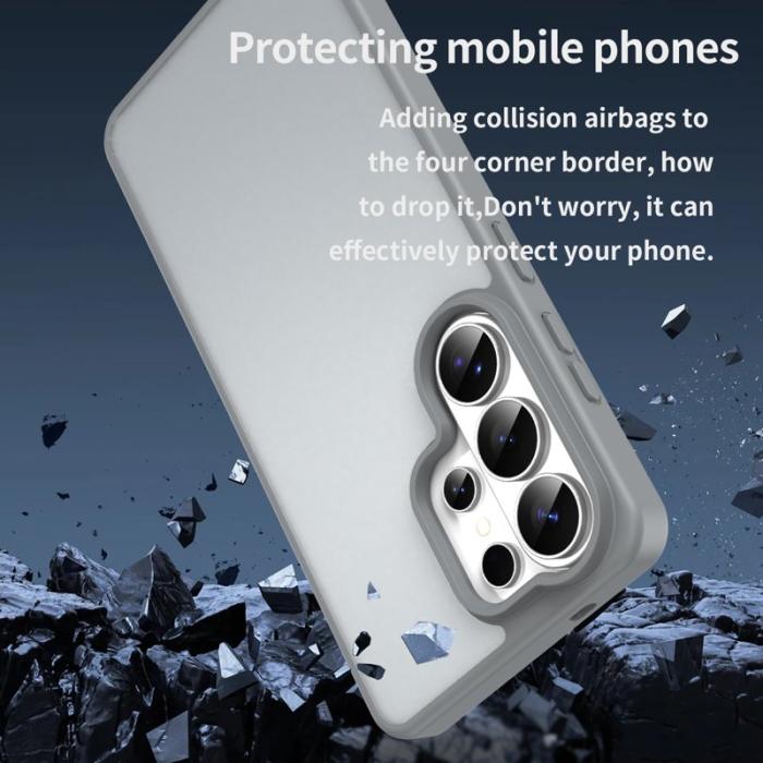 OEM - Samsung Galaxy S26 Ultra Mobilskal Plast Matt Anti Drop - Silver