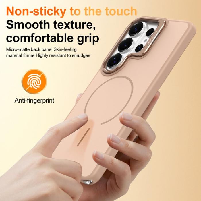 OEM - Samsung Galaxy S26 Ultra Mobilskal Plast Med Ställ - Guld