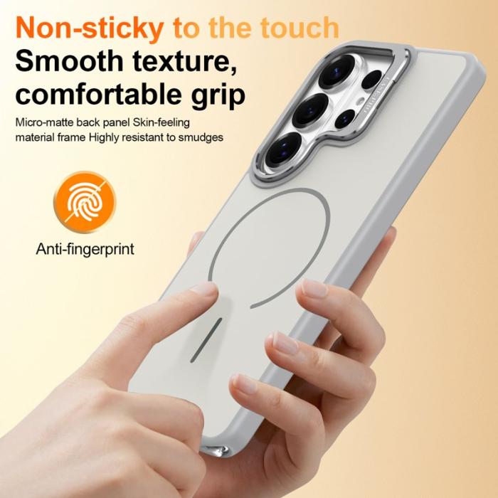 OEM - Samsung Galaxy S26 Ultra Mobilskal Plast Med Ställning - Grå