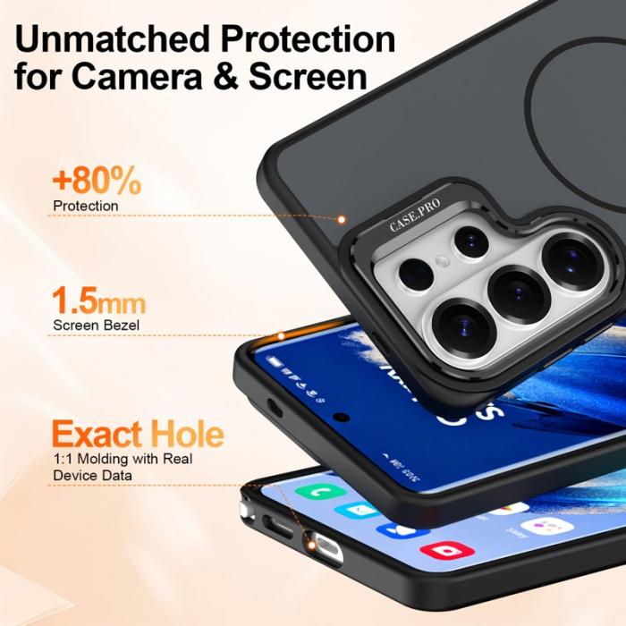 OEM - Samsung Galaxy S26 Ultra Mobilskal PlastStällning - Svart