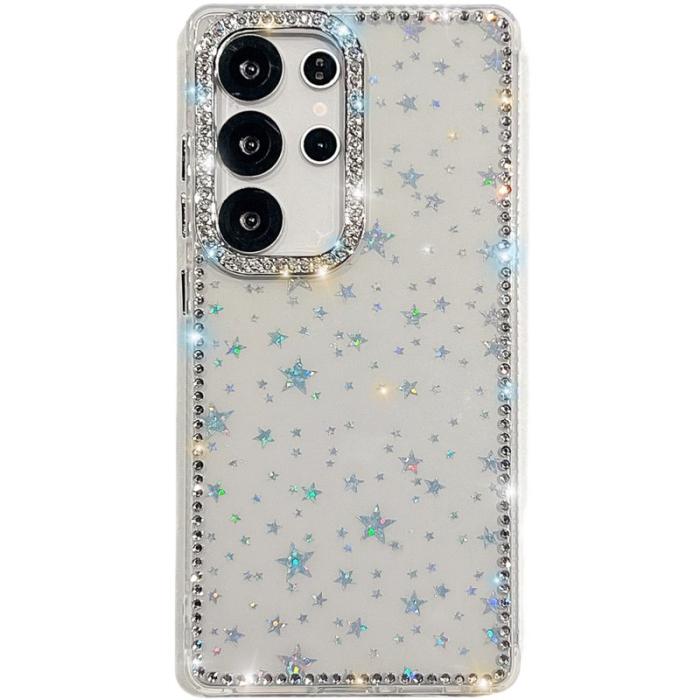 OEM - Samsung Galaxy S26 Ultra Mobilskal Rhinestone Glitter TPU + PC - Transparent