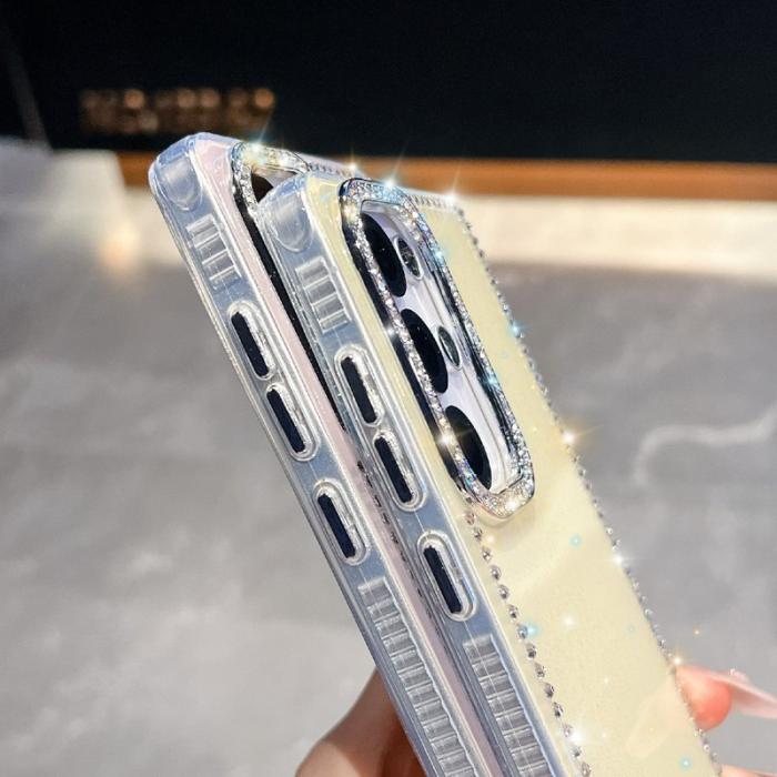 OEM - Samsung Galaxy S26 Ultra Mobilskal Rhinestone Glitter TPU + PC - Transparent