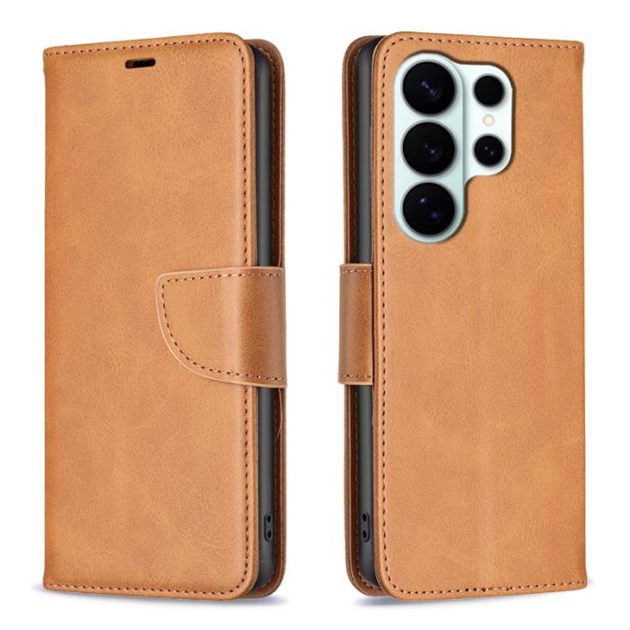 OEM - Samsung Galaxy S26 Ultra Mobilskal Stöttåligt KonstLäder - Gul