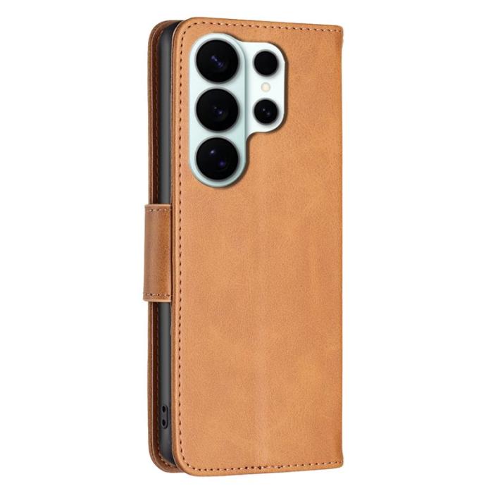 OEM - Samsung Galaxy S26 Ultra Mobilskal Stöttåligt KonstLäder - Gul