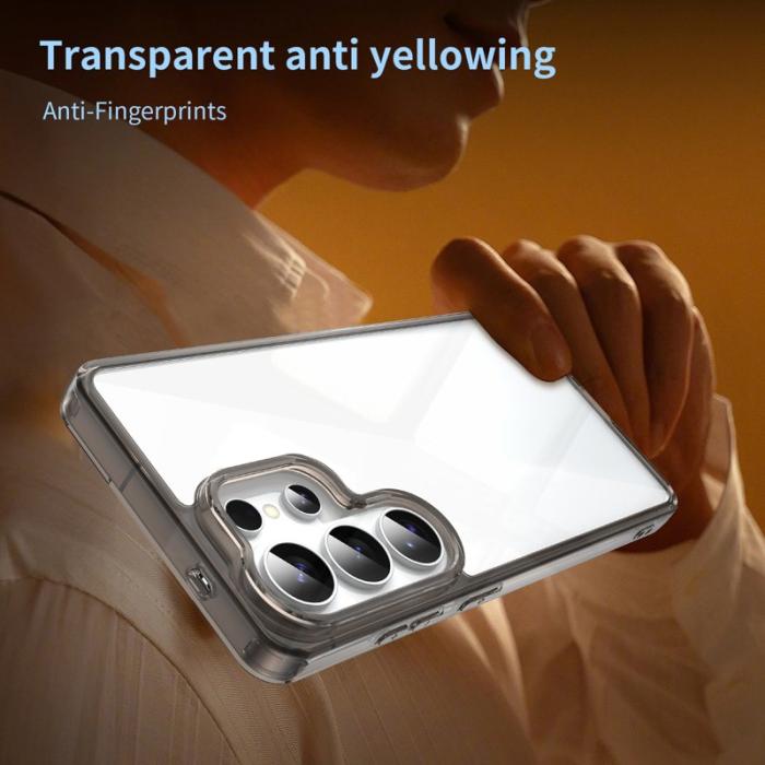 OEM - Samsung Galaxy S26 Ultra Mobilskal TPU + Akryl Bakcover Anti-Gulning - Svart