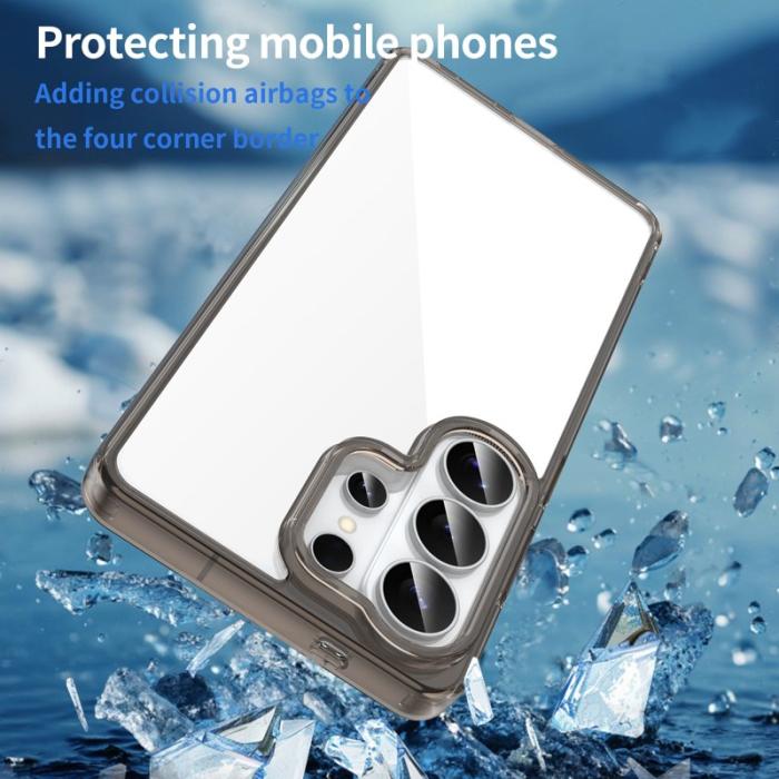 OEM - Samsung Galaxy S26 Ultra Mobilskal TPU + Akryl Bakcover Anti-Gulning - Svart