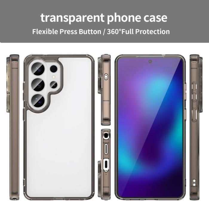 OEM - Samsung Galaxy S26 Ultra Mobilskal TPU + Akryl Bakcover Anti-Gulning - Svart