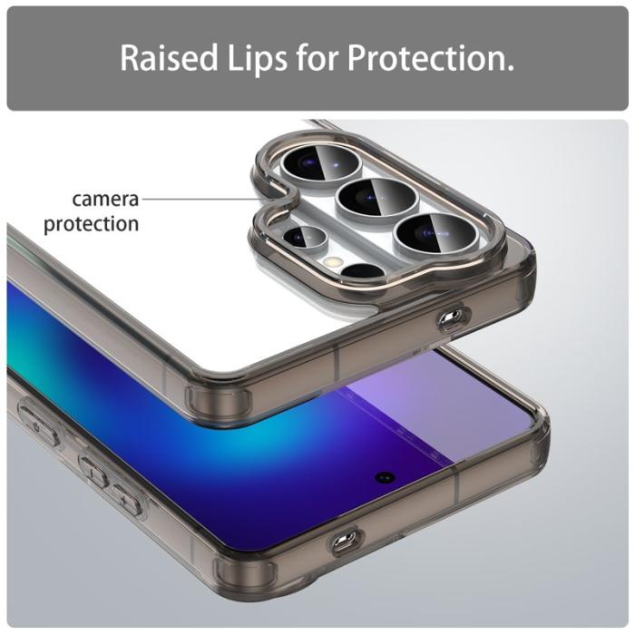 OEM - Samsung Galaxy S26 Ultra Mobilskal TPU + Akryl Bakcover Anti-Gulning - Svart