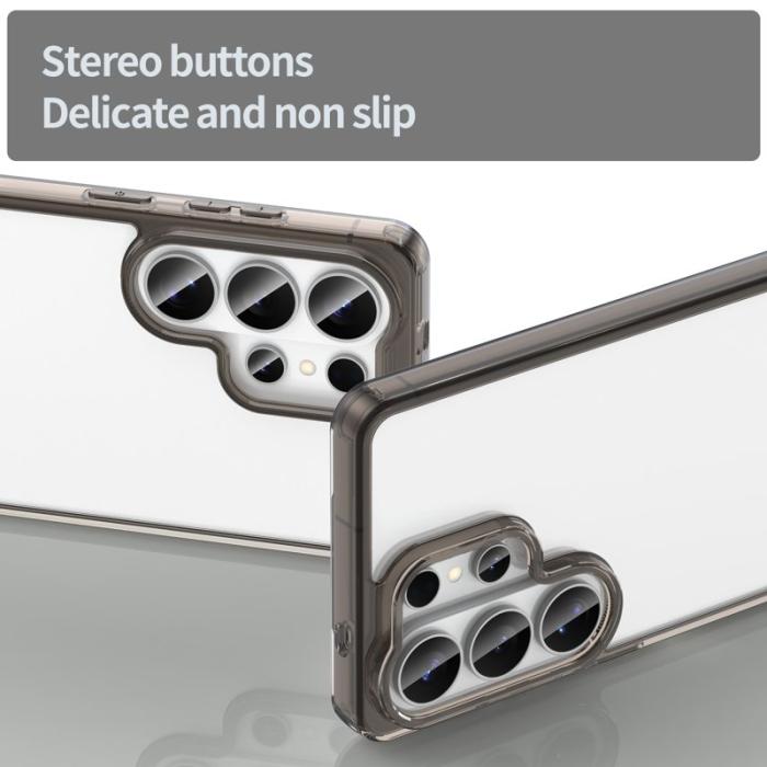 OEM - Samsung Galaxy S26 Ultra Mobilskal TPU + Akryl Bakcover Anti-Gulning - Svart