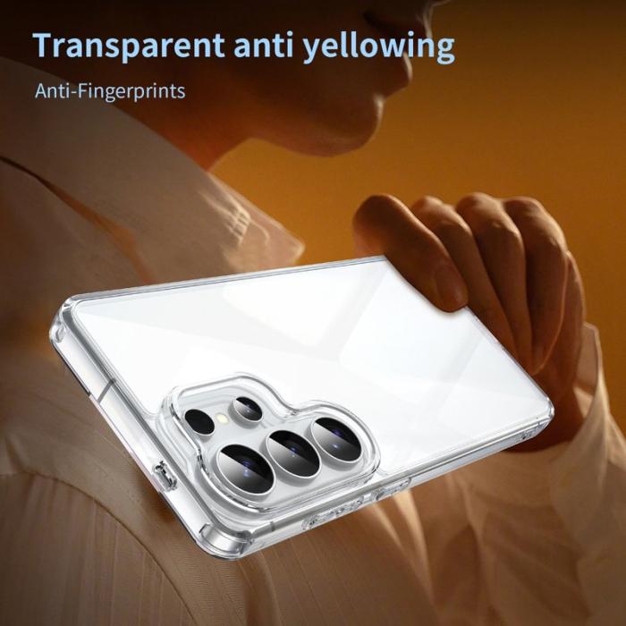 OEM - Samsung Galaxy S26 Ultra Mobilskal TPU + Akryl Bakcover Anti-Gulning Transparent