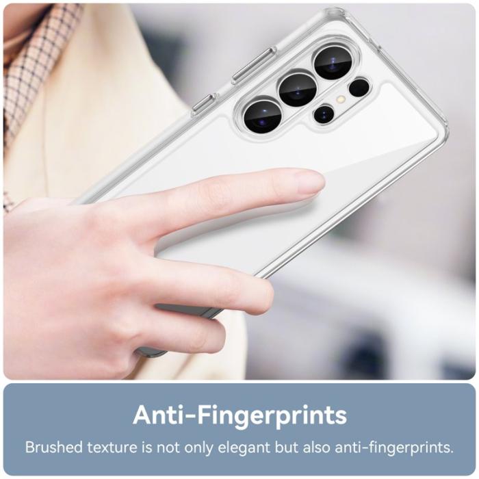 N.BEKUS - Samsung Galaxy S26 Ultra Mobilskal TPU + Akryl Skydd - Transparent