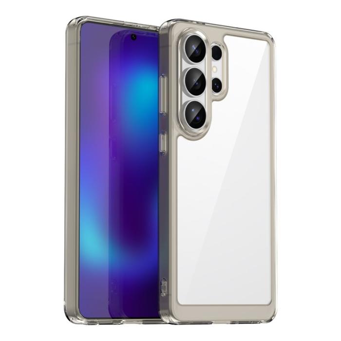 OEM - Samsung Galaxy S26 Ultra Mobilskal TPU + Akryl Skydd - Transparent Grå