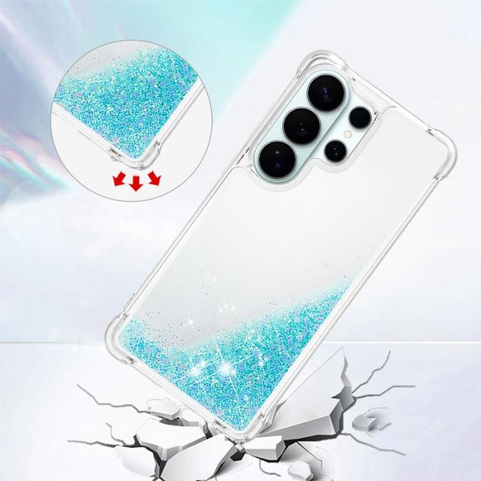 OEM - Samsung Galaxy S26 Ultra Mobilskal TPU Glittrande Stötskydd - Blå / Pentagram