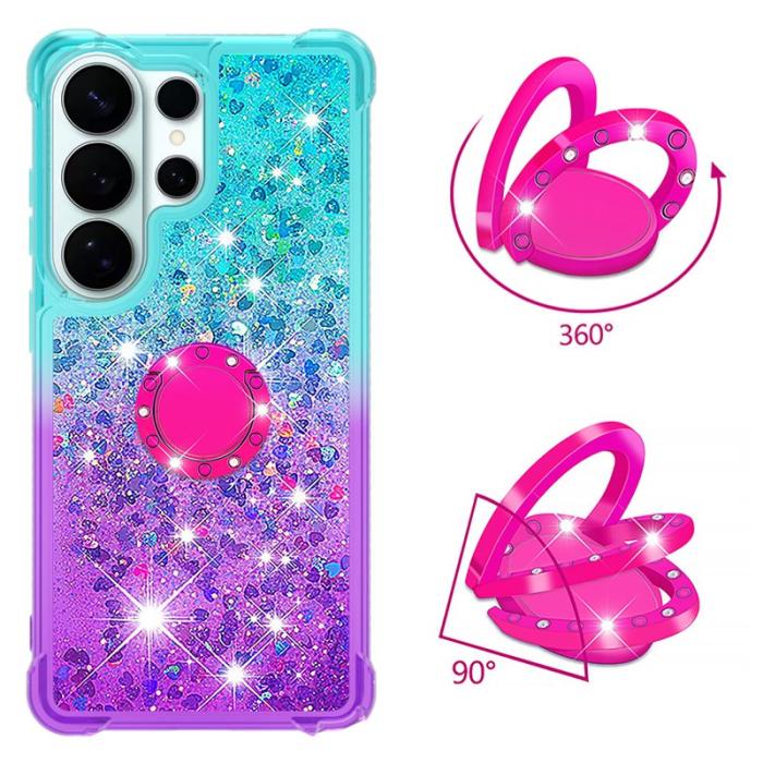 OEM - Samsung Galaxy S26 Ultra Skal TPU Gradiant Shockproof - Sky Blue+Purple