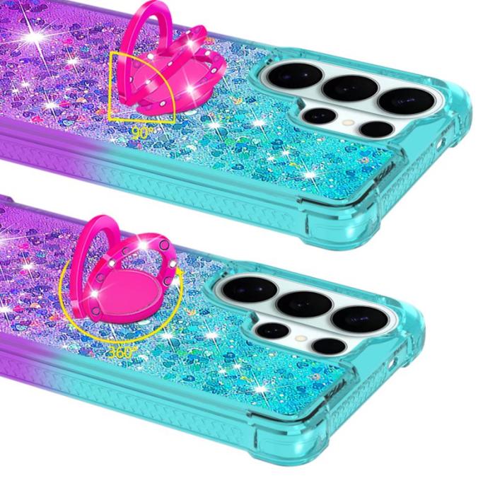 OEM - Samsung Galaxy S26 Ultra Skal TPU Gradiant Shockproof - Sky Blue+Purple