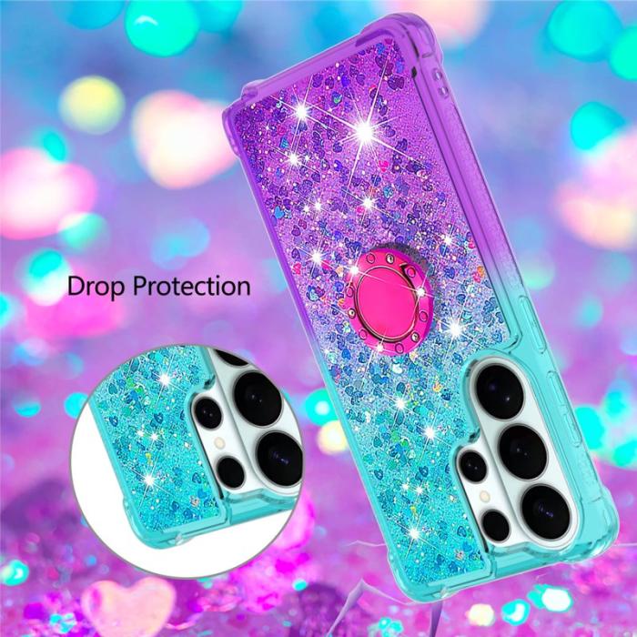 OEM - Samsung Galaxy S26 Ultra Skal TPU Gradiant Shockproof - Sky Blue+Purple