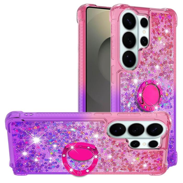 OEM - Samsung Galaxy S26 Ultra Skal TPU Gradiant Stöd Skydd - Rosa+Lila