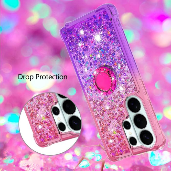 OEM - Samsung Galaxy S26 Ultra Skal TPU Gradiant Stöd Skydd - Rosa+Lila