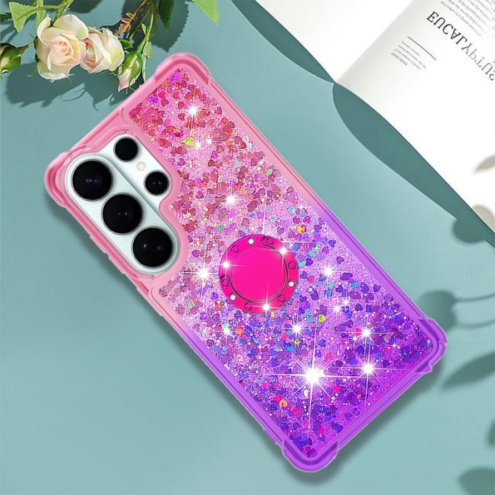 OEM - Samsung Galaxy S26 Ultra Skal TPU Gradiant Stöd Skydd - Rosa+Lila